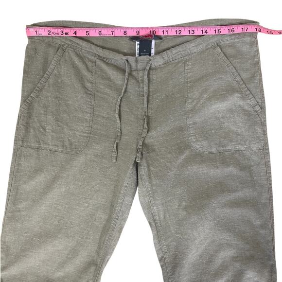 Outdoor Research Hemp Coralie Pants Roll Up Pull On Drawstring Sz 6 Sustainable - Picture 7 of 12
